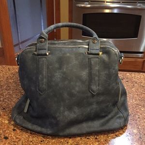 EUC FAUX LEATHER SATCHEL